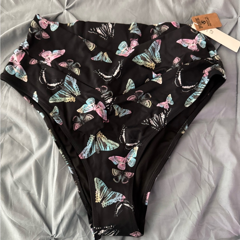 PINK Victoria's Secret Butterfly Print Bikini Bottom